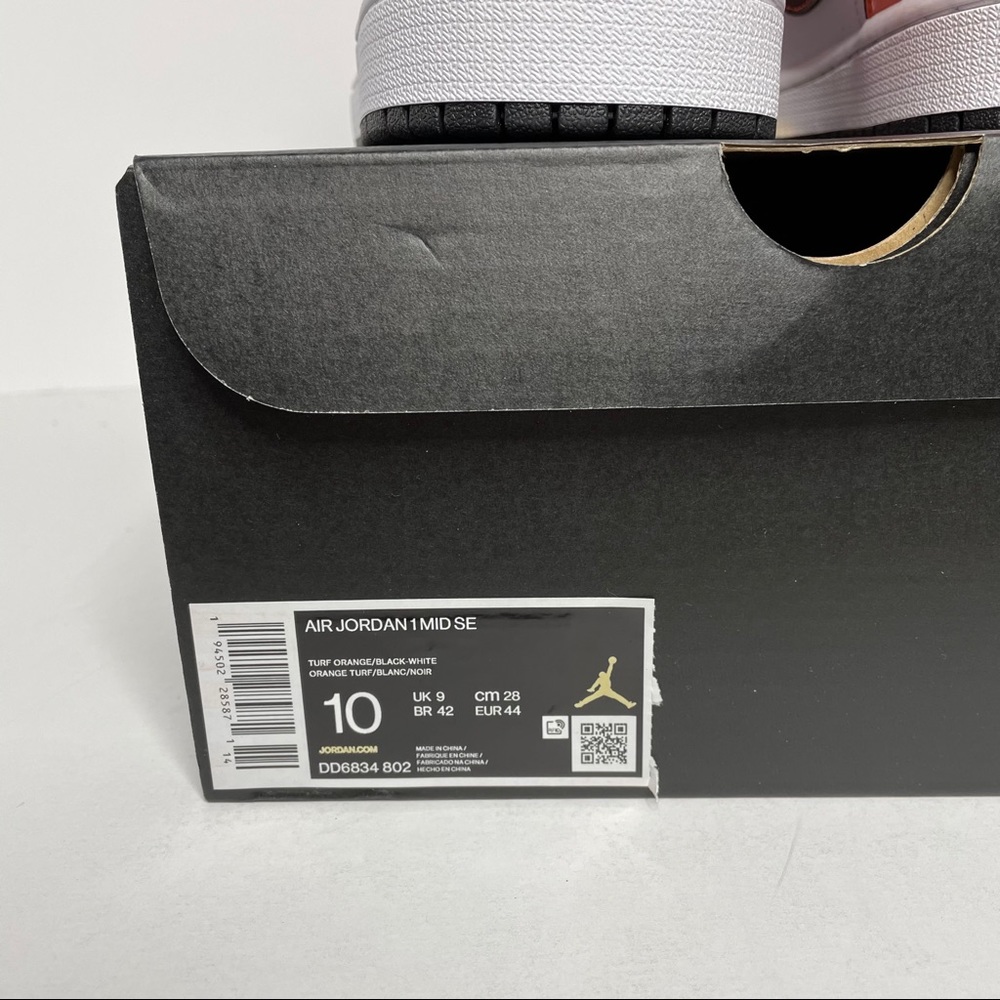 Nike Air Jordan 1 Retro Mid SE Turf Orange NEW - Picture 7 of 7